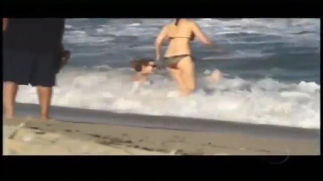 Demi Lovato Gets Hit By The Ocean Waves In Rio De Janeiro_ Brazil 347