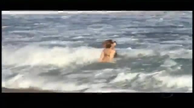 Demi Lovato Gets Hit By The Ocean Waves In Rio De Janeiro_ Brazil 475