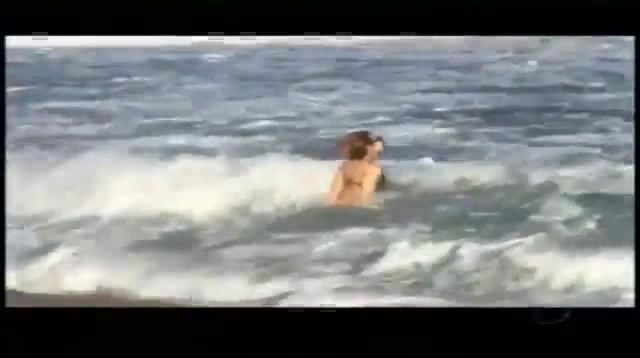 Demi Lovato Gets Hit By The Ocean Waves In Rio De Janeiro_ Brazil 476