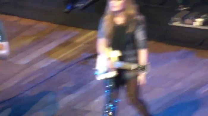 Demi Lovato Gets Hit By Light Stick _ São Paulo_ Brazil _ La La Land 128