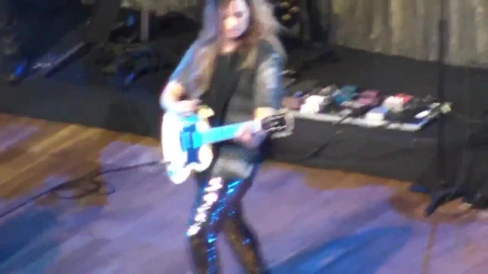 Demi Lovato Gets Hit By Light Stick _ São Paulo_ Brazil _ La La Land 156