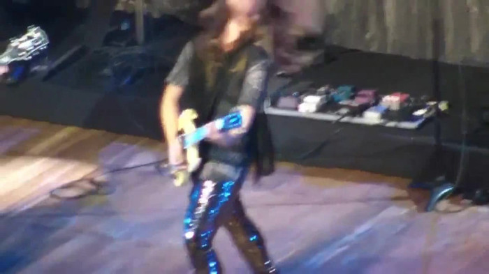 Demi Lovato Gets Hit By Light Stick _ São Paulo_ Brazil _ La La Land 179