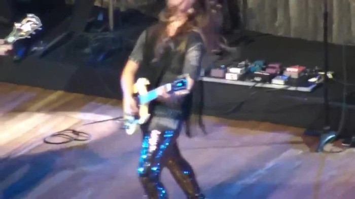 Demi Lovato Gets Hit By Light Stick _ São Paulo_ Brazil _ La La Land 183