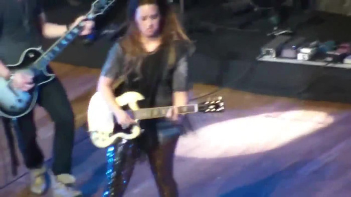 Demi Lovato Gets Hit By Light Stick _ São Paulo_ Brazil _ La La Land 213