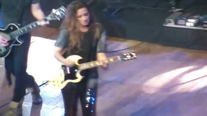 Demi Lovato Gets Hit By Light Stick _ São Paulo_ Brazil _ La La Land 225