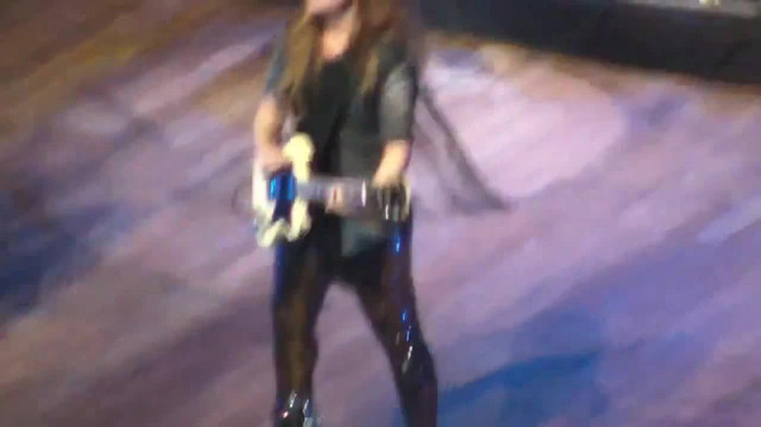 Demi Lovato Gets Hit By Light Stick _ São Paulo_ Brazil _ La La Land 255