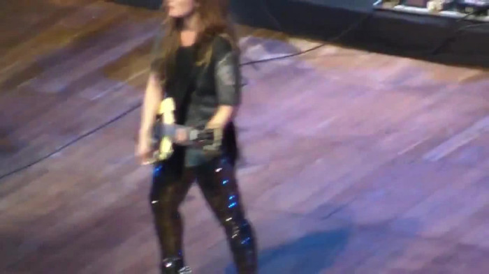 Demi Lovato Gets Hit By Light Stick _ São Paulo_ Brazil _ La La Land 262