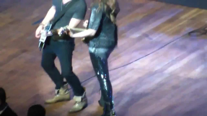 Demi Lovato Gets Hit By Light Stick _ São Paulo_ Brazil _ La La Land 349