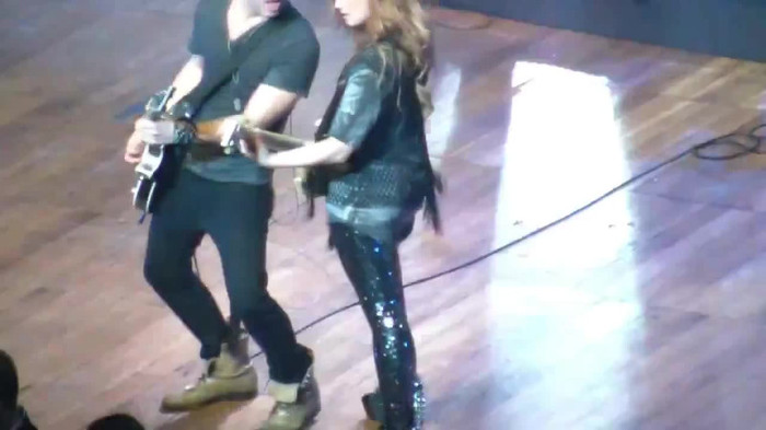 Demi Lovato Gets Hit By Light Stick _ São Paulo_ Brazil _ La La Land 353