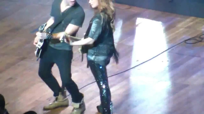 Demi Lovato Gets Hit By Light Stick _ São Paulo_ Brazil _ La La Land 354