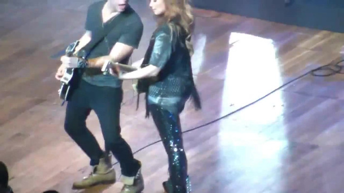 Demi Lovato Gets Hit By Light Stick _ São Paulo_ Brazil _ La La Land 355