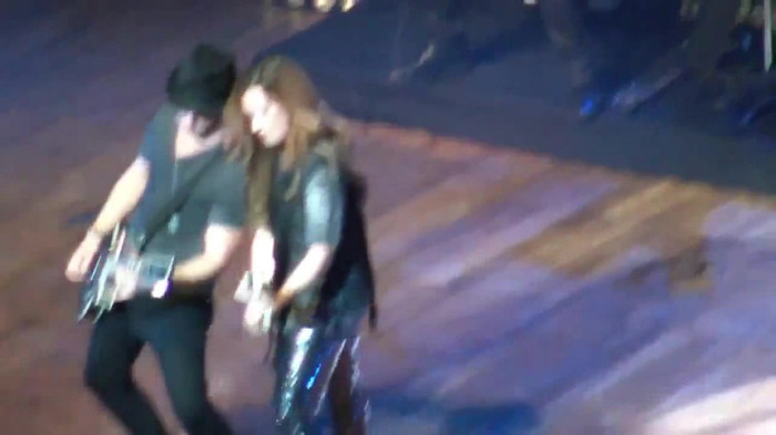 Demi Lovato Gets Hit By Light Stick _ São Paulo_ Brazil _ La La Land 421