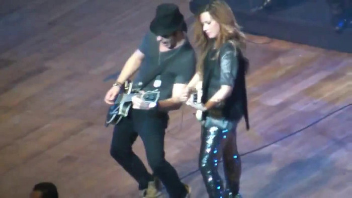 Demi Lovato Gets Hit By Light Stick _ São Paulo_ Brazil _ La La Land 439