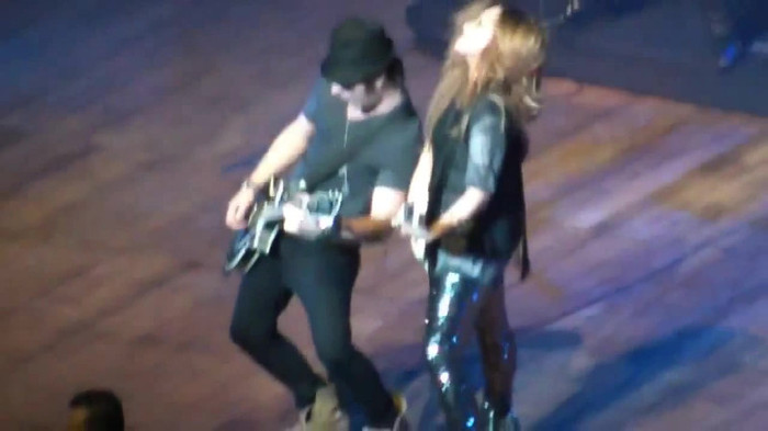 Demi Lovato Gets Hit By Light Stick _ São Paulo_ Brazil _ La La Land 446