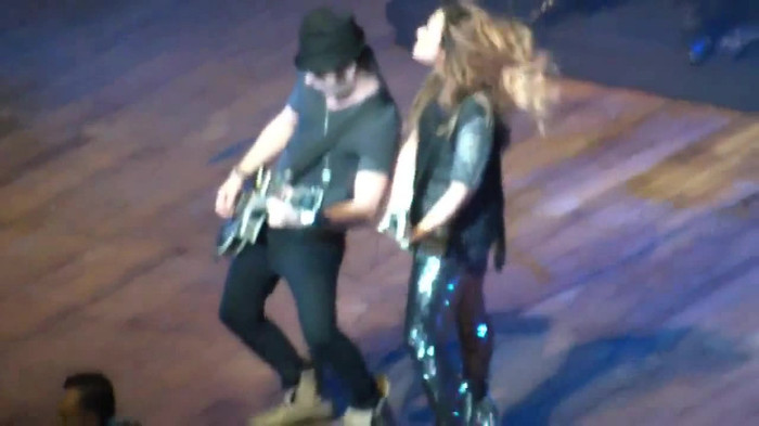 Demi Lovato Gets Hit By Light Stick _ São Paulo_ Brazil _ La La Land 455