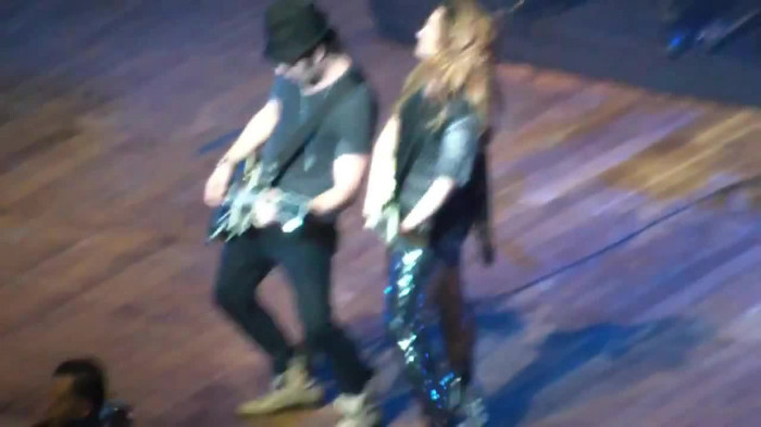 Demi Lovato Gets Hit By Light Stick _ São Paulo_ Brazil _ La La Land 463