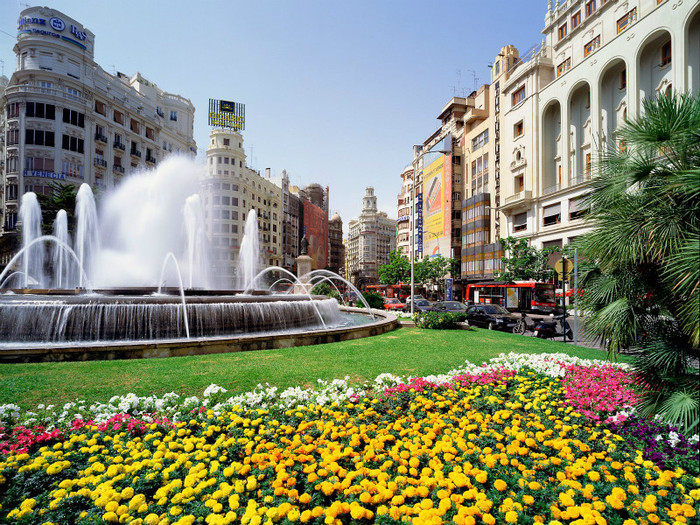 Plaza del Ayuntamiento, Valencia, Spain - Peisaje