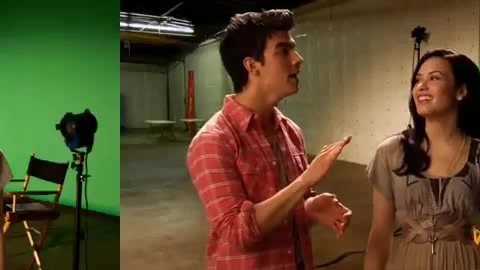 Oceans Bloopers - Joe Jonas and Demi Lovato 0682
