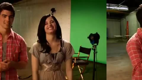Oceans Bloopers - Joe Jonas and Demi Lovato 0683
