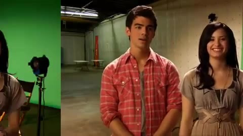 Oceans Bloopers - Joe Jonas and Demi Lovato 0732