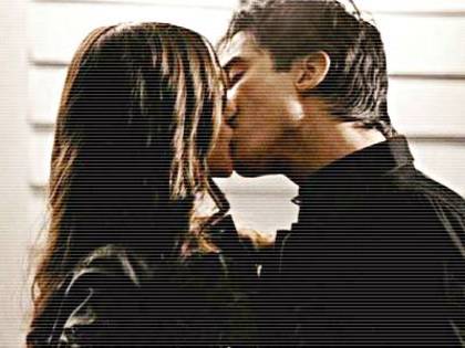 damon_x_elena_kiss_by_tearsoftheblueskyxd-d4f59hp - the vampire diaries