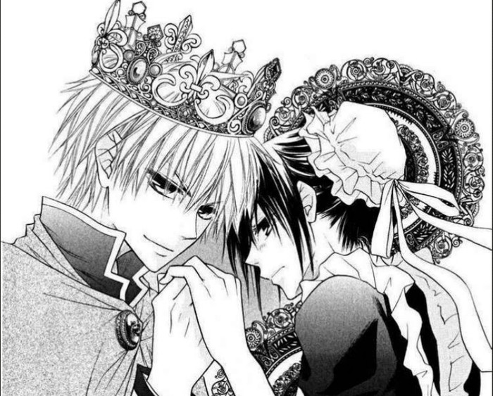 usui and misaki 28 - Kaichou Wa Maid Sama Manga