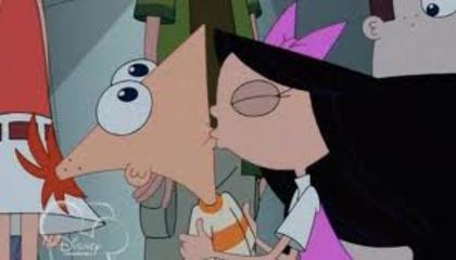 Phineas si Ferb KISS - cartoonnetworkfunny