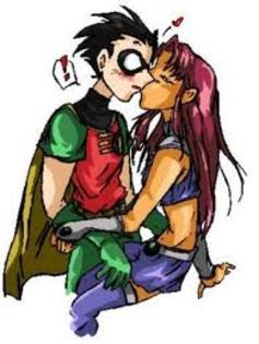  - Ce dragutzi sunt Robin si Starfire