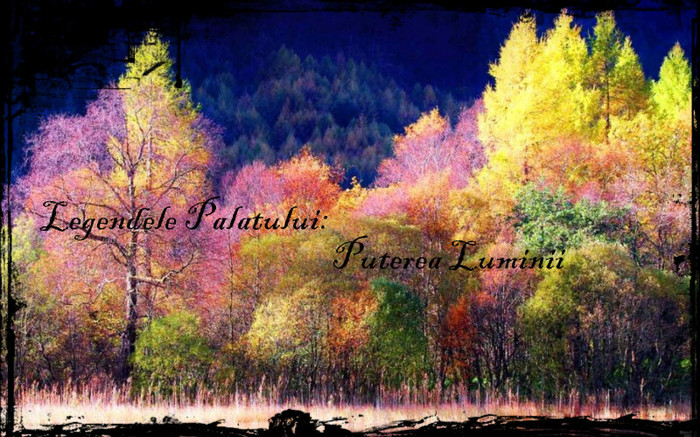 Ea,va domni cerul si pamantul devenind o Legenda a unui singur Regat,dar mare.