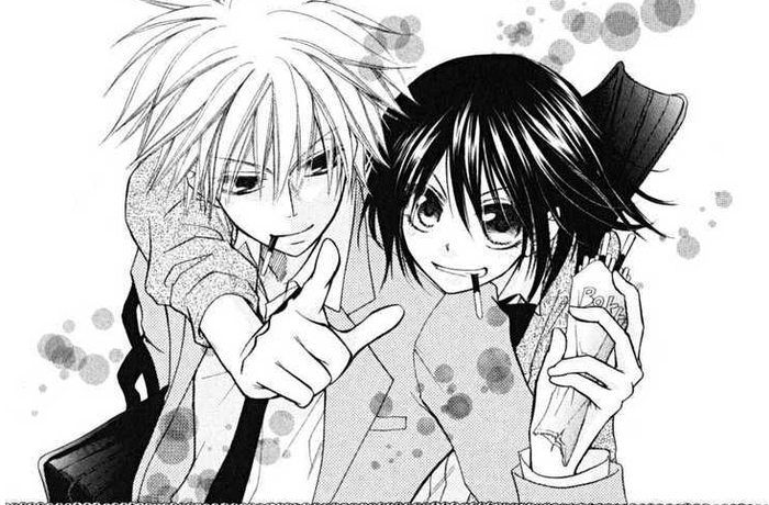 usui and misaki 34 - Kaichou Wa Maid Sama Manga
