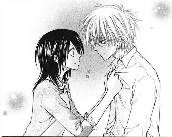 usui and misaki 37 - Kaichou Wa Maid Sama Manga