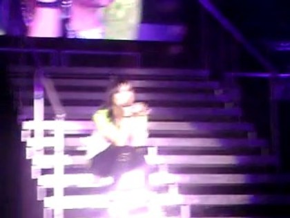 bscap0006 - Demi makes a speech after falling up the stairs in Atlanta