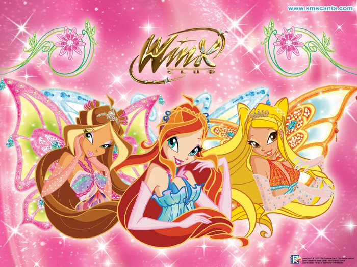 Bloom_Enchantix_Winx_club_Flora_Bloom_Stella_Wallpaper__wallfox_net - Winx 2 Enchantix