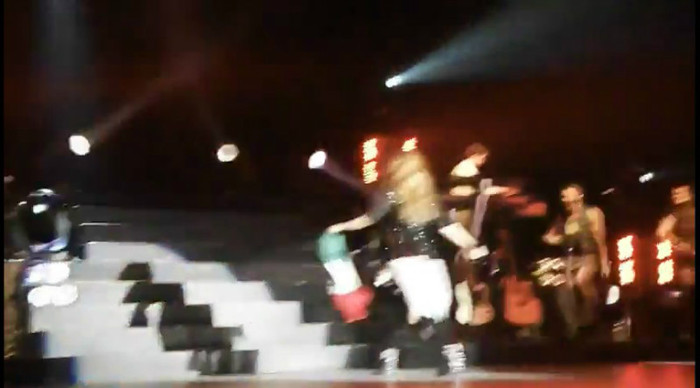 bscap0000 - Demi Slips On Stage At Her Concert In Mexico City MX