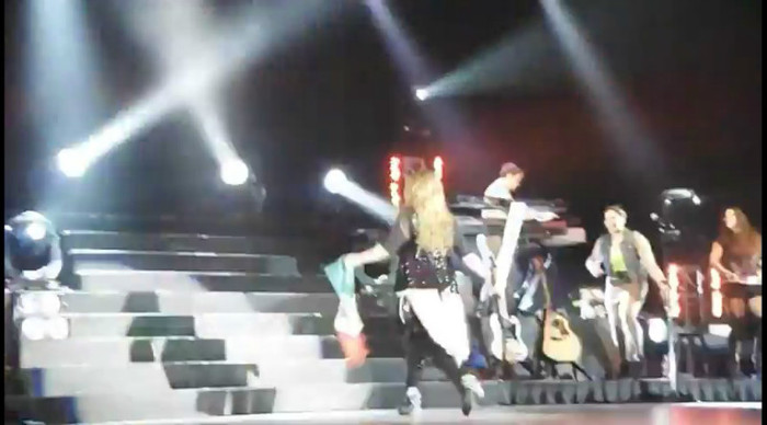 bscap0001 - Demi Slips On Stage At Her Concert In Mexico City MX
