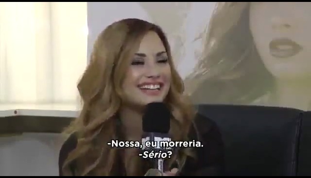 bscap0144 - Demi Says She Listens To Skrillex Nicki Minaj Rihanna Kelly Clarkson MTV Brazil