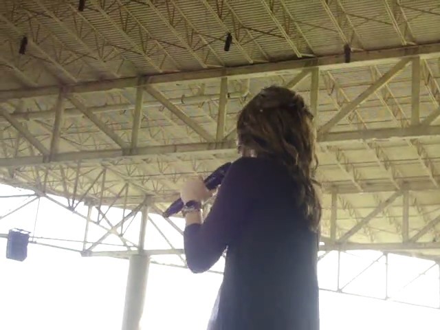 bscap0075 - Demi - Jonas Brothers Soundcheck Indianapolis  Demi Lovato
