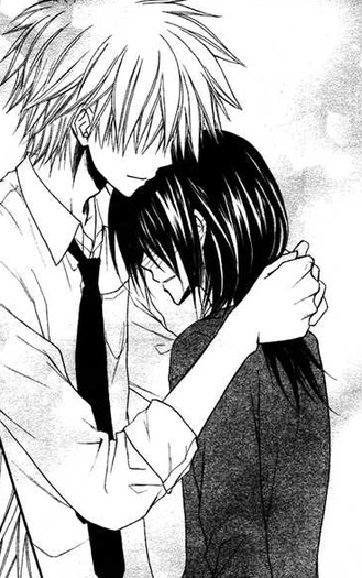 usui and misaki 46 - Kaichou Wa Maid Sama Manga