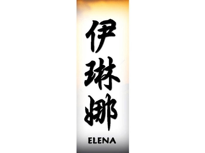 Elena - Afla cum se scrie numele tau in chineza1