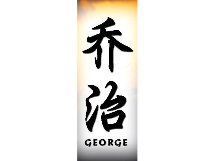 George - Afla cum se scrie numele tau in chineza1
