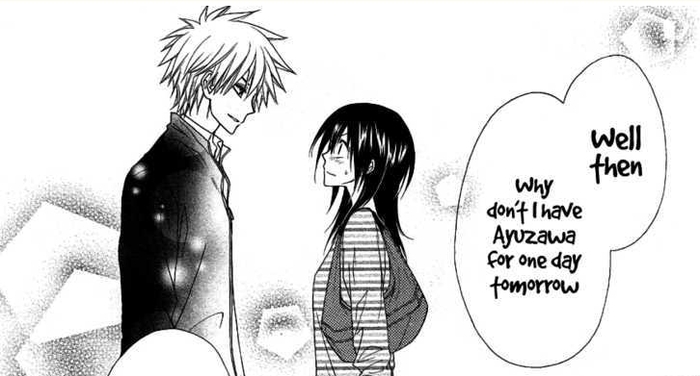 usui and misaki 56 - Kaichou Wa Maid Sama Manga