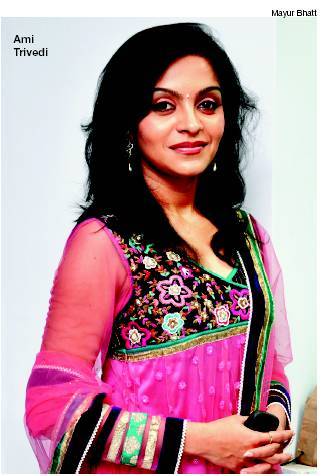 Ami Trivedi Ji in Ahmedabad for Ganesha Chaturthi