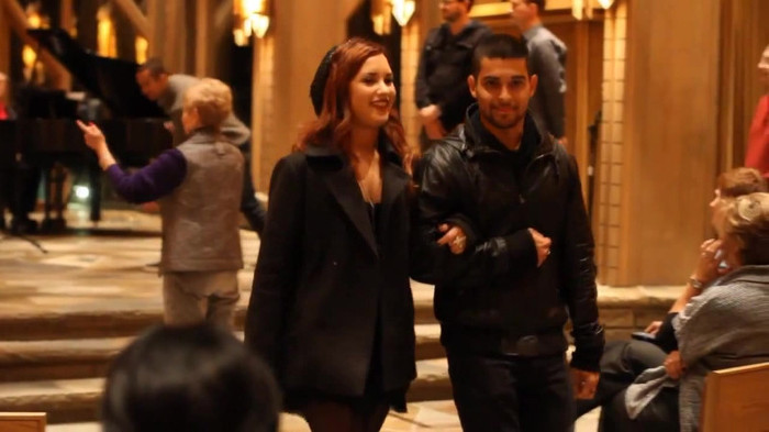 Demi Lovato - Tiffany Thornton and Chris Wedding 0744