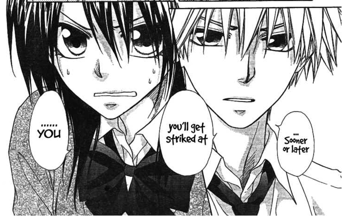 usui and misaki 61 - Kaichou Wa Maid Sama Manga