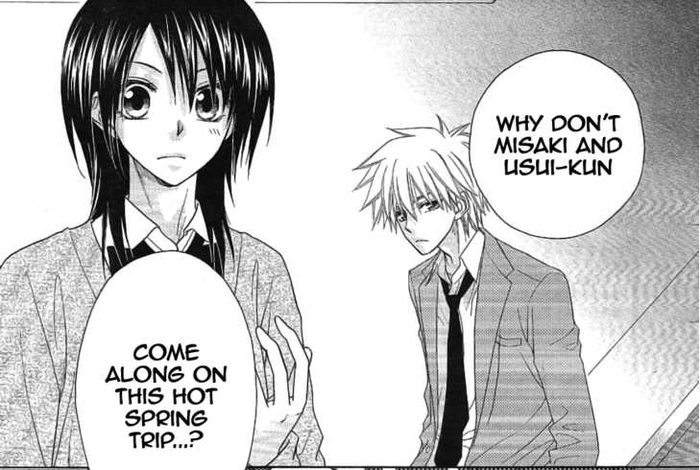 usui and misaki 65 - Kaichou Wa Maid Sama Manga