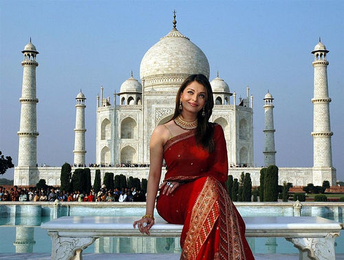 aishwarya rai - Vedete la taj mahal