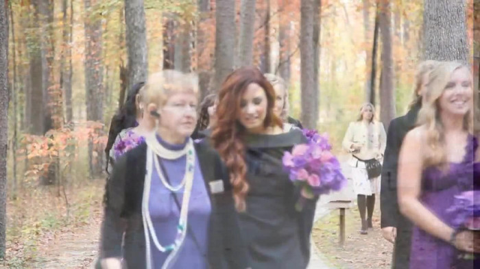 Demi Lovato - Tiffany Thornton and Chris Wedding 3414