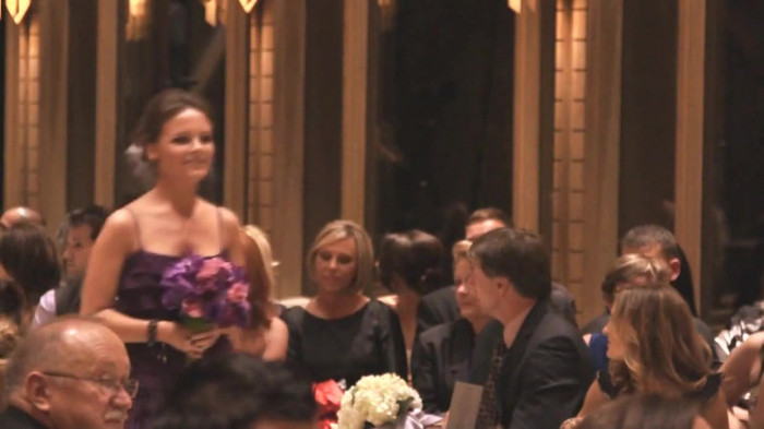 Demi Lovato - Tiffany Thornton and Chris Wedding 3760