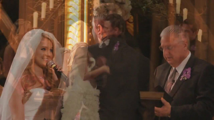 Demi Lovato - Tiffany Thornton and Chris Wedding 4180