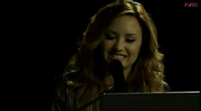 bscap0003 - Demi Lovato talking about Greece Z100 live chat 08 03 2012
